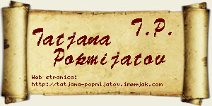 Tatjana Popmijatov vizit kartica